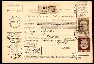 Occupazioni I guerra mondiale - Fiume - Occupazioni I guerra mondiale - Fiume Bollettino di 