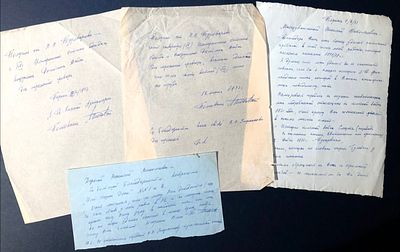 [ПИСЬМА ВОЕННЫХ ЛЕТ ПО ВОПРОСАМ ИСТОРИЧЕСКИМ:] 
ЛАГОДОВСКИЙ, Борис Аркадьевич 
(29 марта 1892 