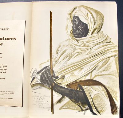 ЯКОВЛЕВ Александр 
Рекламная брошюра книги "Рисунки и картины Африки. Экспедиция Citroën в 