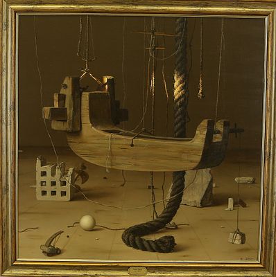 Лушпин Е.Л. " Луч света " 2003 г.
холст, масло. Лушпин Евгений Леонидович (род. 1966) — 