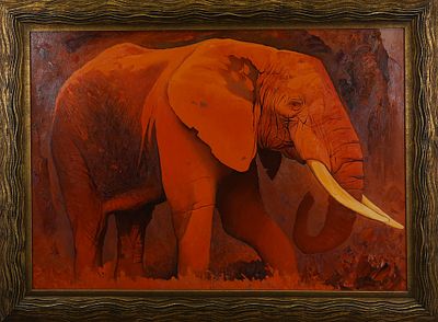 Четаев А.Б. " Красный слон " 2004 г.
холст, масло. Четаев Александр Борисович (род. 1955 ).- 