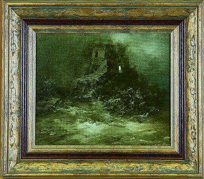 Дергачев Ю. "Свет в старом замке" 2005 г.
холст, масло. Дергачев Юрий Николаевич (род. 1960) — 