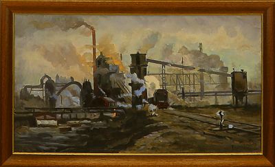 Костина Н.В. " Магнитка "
холст, масло. Нина Васильевна Костина (2 сентября 1934 — 29 июля 2021) 