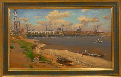 Кузнецов Н.А. " Днепр"
холст, масло 1950г. Николай Александрович Кузнецов (1921 – 2000)— 