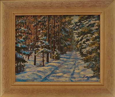 Макурин В.А. " Дорога домой " янв.2013г.
картон, масло. Макурин Владимир Александрович — 