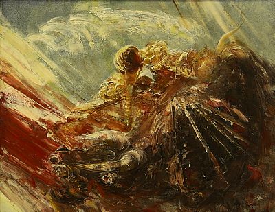 Матвеев И. "Коррида" 2001г.
холст, масло. Игорь Матвеев (род.1959) - Художник работает в разных 