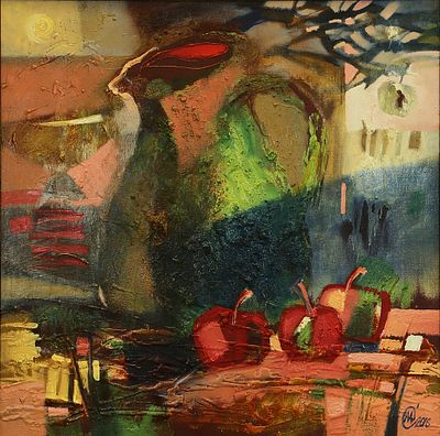 Медведев С.Г. "В саду" 2016г.
холст, масло. Медведев Сергей Геннадьевич (род.1965г.) - 
