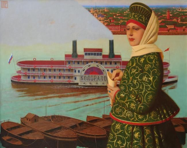 Ремнёв А.В."Семечки"2003г.
холст, масло. Андрей Владимирович Ремнёв (род. 11 января 1962 