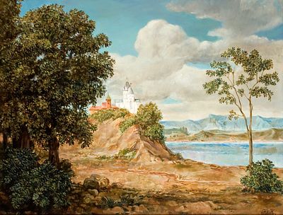 Кудрин Ю.В. "Белый замок"1990г.
холст, масло. Юрий Викторович Кудрин (род.1962)г.- российский 