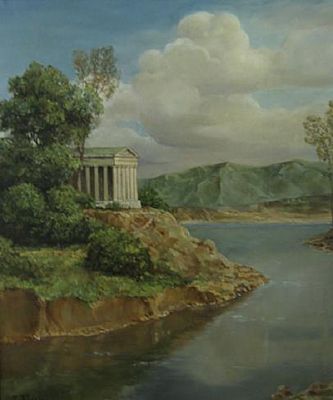 Кудрин Ю.В."Горный пейзаж"1990г.
холст, масло. Юрий Викторович Кудрин (род.1962)г.- российский 