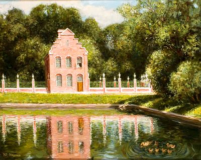 Кудрин Ю.В. "Голландский домик"2003г.
холст, масло. Юрий Викторович Кудрин (род.1962)г.- 