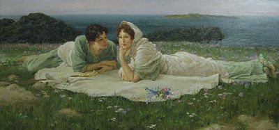 Нагорнов В.А. "Свидание"2007г.
холст, масло. Владислав Анатольевич Нагорнов (род.1974г.) — 