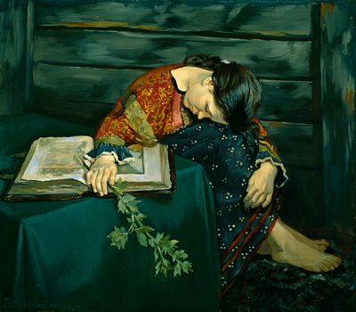 Сергеев Ю.А. "Зеленые святки" 2024г. 
холст, масло. Юрий Алексеевич Сергеев (род.1 апреля 1961 