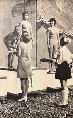 [Музей спорта. Чемпионат CCCP по спортивной гимнастике 1970 г.] Крупноформатная фотография 