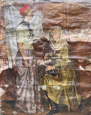 Н.Х. &laquo;В коммуналке&raquo;. СССР, 1930-е гг. Холст, масло. Размер: 150х125 см. Неизвестный художник &laquo;В 