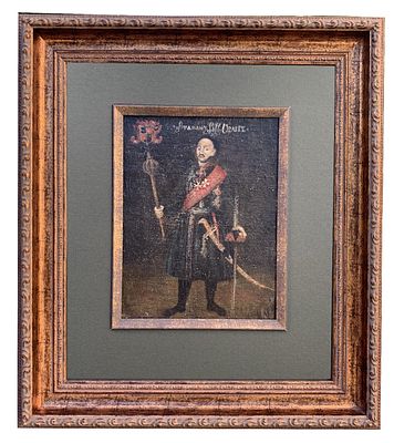 Н.Х. &laquo;Атаман В.П. Орлов&raquo;. Россия, XVIII в. Холст, масло. Размер: 18х13 см. в свету. Неизвестный 