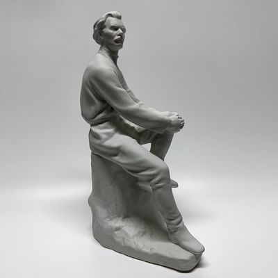 &laquo;М. Горький. СССР, ЛФЗ, 1950-1960-е гг. Автор В.Г. Стамов. Бисквит. Скульптура &laquo;Максим 