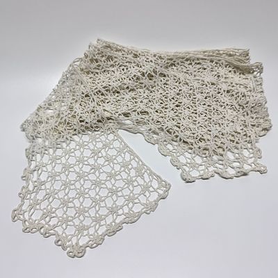 Подзор вязанный крючком. СССР, 1950-е гг. 
Размер: 216х15 см. 
№ 2 ВА