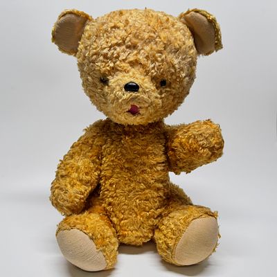 Мягкая игрушка &laquo;Медведь&raquo;. СССР, 1960-е гг. Хотьковская фабрика. Искусственный мех, набивка 