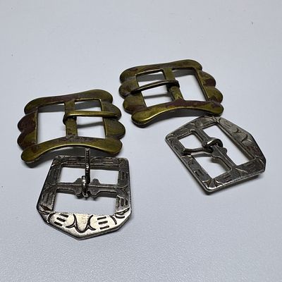 Пряжки обувные. 2 пары. Металл. 
№ 56 ВА
