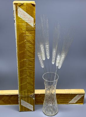 КОЛОСЬЯ. 6 шт. СССР, 1980 г. Стекло. Подольский химико-металлургический завод. Декоративные 