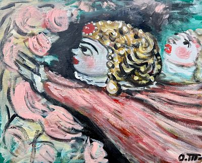 Олег Тимченко &laquo;Ангел&raquo;, 2010 г. Холст, масло. Размер: 39,6&times;49,5 см. Олег Тимченко &laquo;Ангел&raquo;, 2010 