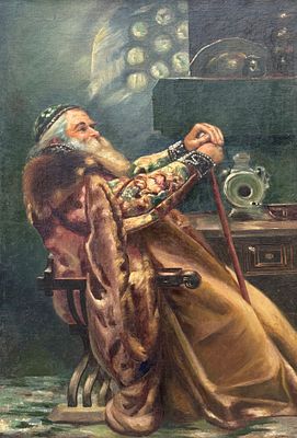 Н.Х. &laquo;Боярин&raquo;. Копия с картины К. Маковского.. Россия, кон. XIX – нач. ХХ вв. Холст, масло. 