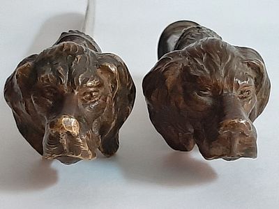 Печать и нож для конвертов конец 19 века, бронза фабрика Верфеля СПБ,