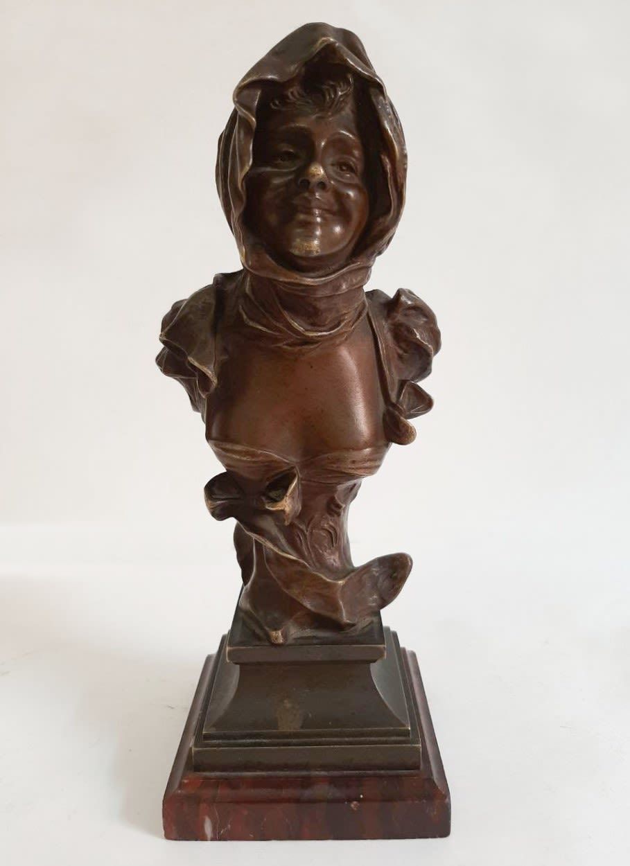 Статуэтка. Скульптор Georges Van der STRAETEN, Бельгия 1857 - 1928 годы.
литейная мастерская 