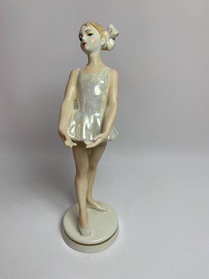 Статуэтка СССР Барановского фарфорового завода "Юная балерина" Ученица. Время изготовления 50-е 