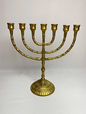 Большая бронзовая минора (Подсвечник). Производство Германия. Время изготовления середина 