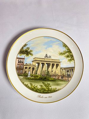 Настенная тарелка KPM производство Германия. Время изготовления вторая половина XX века. 