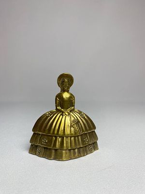 Бронзовый вызывной колокольчик. Производство Англия. Время изготовления середина прошлого века. 
