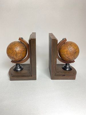 Букенд или подставка для книг стилизованный под глобус, производство Германия. Время 