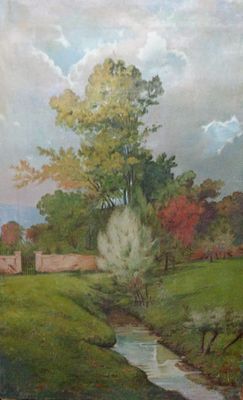 Неизвестный художник начало ХХ века 
пейзаж 
холст 