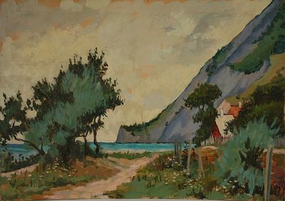 Ливада Николай Николаевич (1941 г.р.). 
Картон, масло. 50 х 70 см. 
