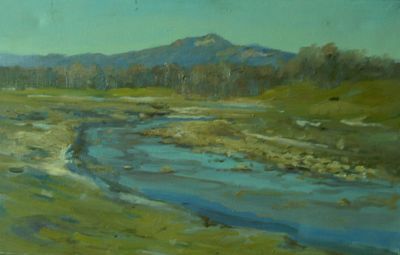 Федоров Александр Иванович (1967) Северный Кавказ 
холст масло 50х70 см 
