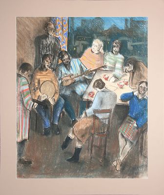 Неизвестный художник 
бумага пастель