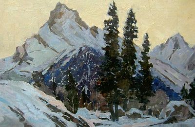 Акименко Виталий Иванович (1928 г. р.) 
холст масло 
Заслуженный художник России. 