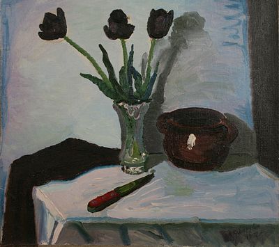 Кабарухин Леонид Андреевич (1951 г.р. ) 
холст масло 
Учился в Ростовском 