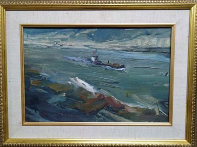 Косивцов Дмитрий Борисович (1965г) 
Картон, масло, 20 х 30см 
Родился 25 февраля 