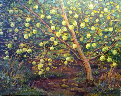 Кулагина Ольга Николаевна (1927, Ростов -на -Дону ) 
холст масло. 60 х 80 см. 
