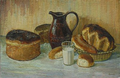 Соколов Семен Семенович (1929-2008) 
Картон, масло . Размер 63 х70 см. 
Соколов Семен 