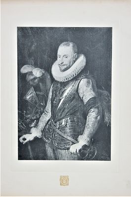 Неизвестный художник. Герцог Амброджо Спинола. Конец 19-го начало 20-го века. Бумага, гравюра. 