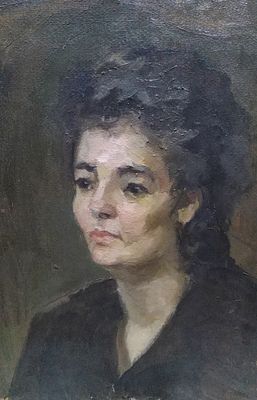 Федоров Александр Иванович (1967 г. Р.). 
Картон, масло. 49 Х 34 см. 
Родился в Лабинске 