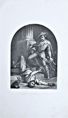 Гравюра. XIX век. Размер: 25,5Х15,5 см (лист); 10 Х 14 см (гравюра).