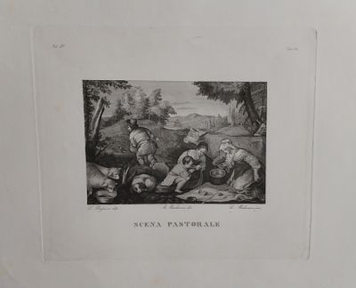 Гравюра. середина. XIX век. офорт 
. В хорошем состоянии