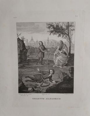 Гравюра. середина. XIX век. офорт . В хорошем состоянии