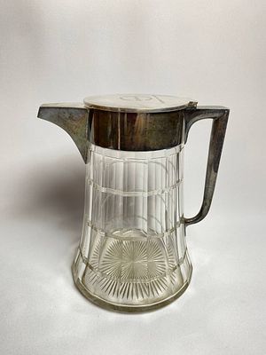 Антикварный графин кувшин 1914-1916г Mappin &amp; Webb. 
Антикварный графин- кувшин ручной 