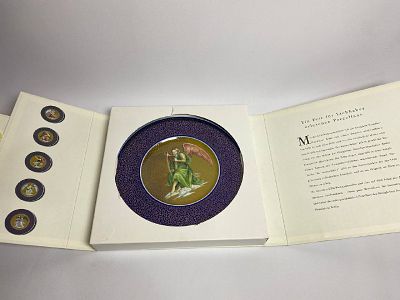 Коллекционная тарелка 1999 г. KPM Берлин. Уникальная коллекционная декоративная тарелка для 